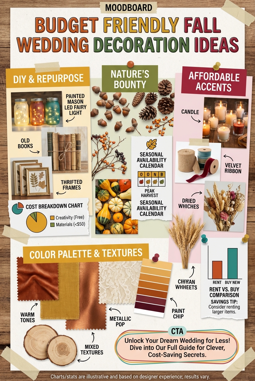 Budget Friendly Fall Wedding Decoration Ideas - photo 4