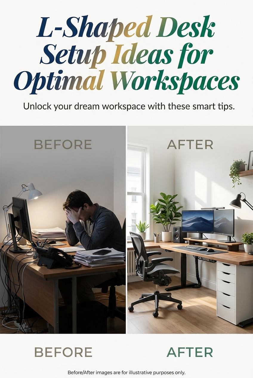 L Shaped Desk Setup Ideas for Optimal Workspaces - photo 5