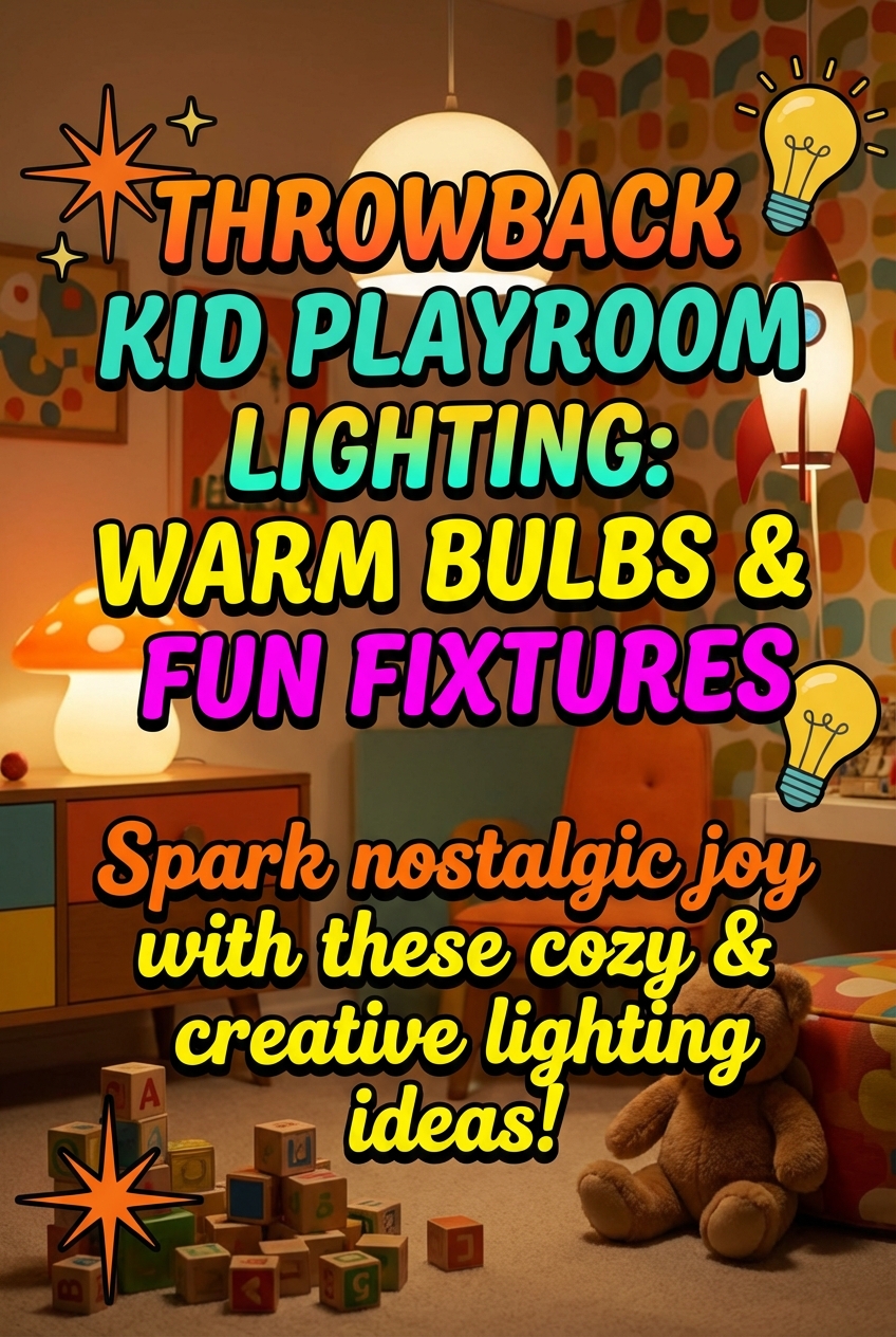 Throwback Kid Playroom Lighting: Warm Bulbs and Fun Fixtures - photo 2