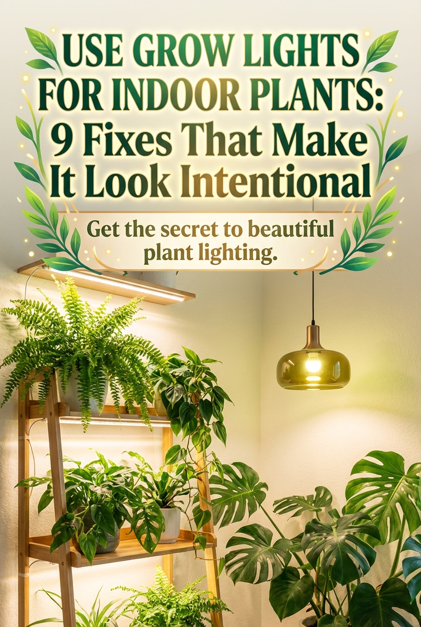 Use Grow Lights for Indoor Plants: 9 Fixes That Make It Look Intentional - photo 2
