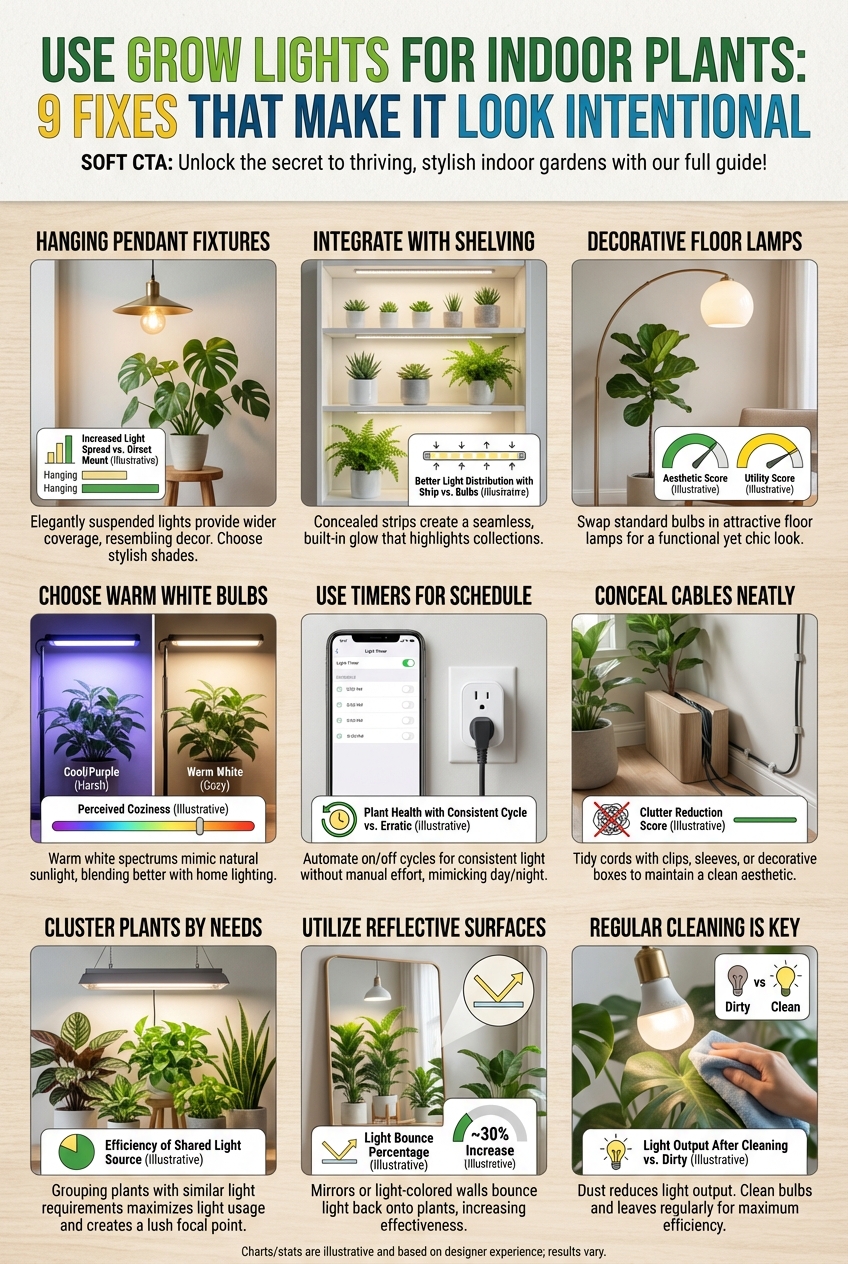Use Grow Lights for Indoor Plants: 9 Fixes That Make It Look Intentional - photo 3