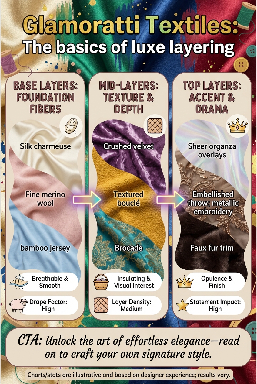 Glamoratti Textiles: The basics of luxe layering - photo 4