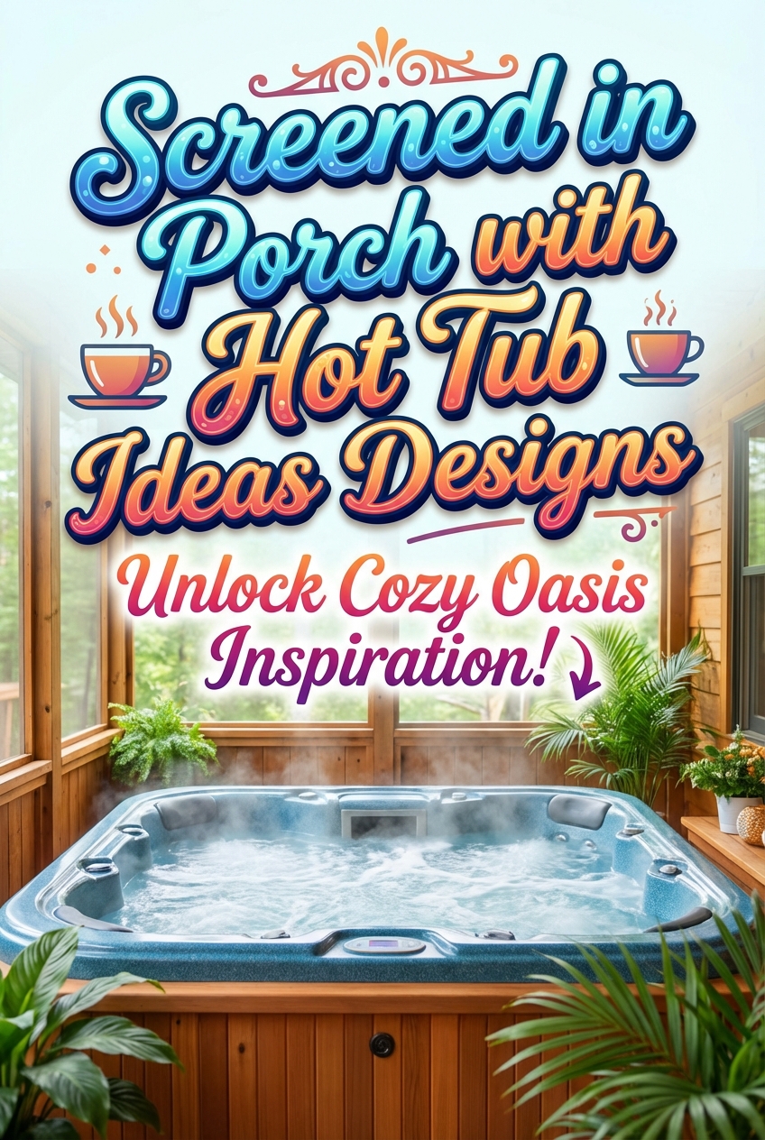 Screened in Porch with Hot Tub Ideas Designs - photo 2