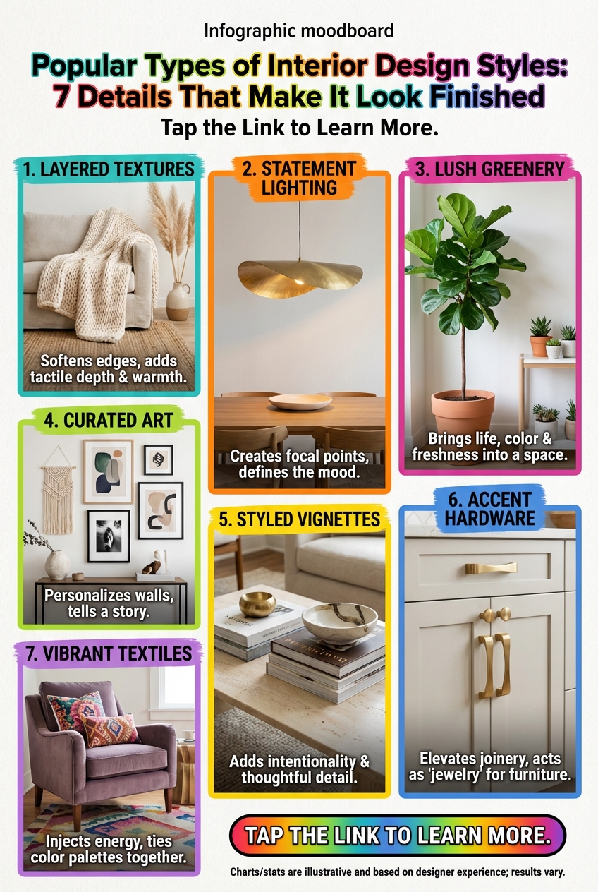 Popular Types of Interior Design Styles: 7 Details That Make It Look Finished - photo 4