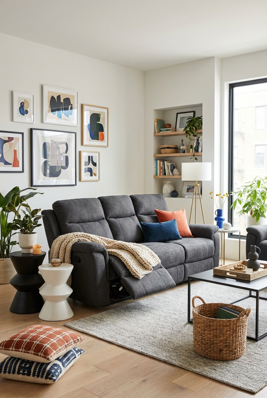 With Reclining Sofa Decorating: 8 Tiny Tweaks with Big Payoff