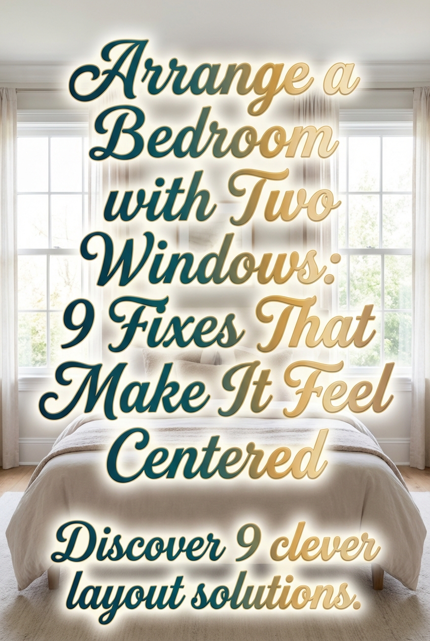 Arrange a Bedroom with Two Windows: 9 Fixes That Make It Feel Centered - photo 2