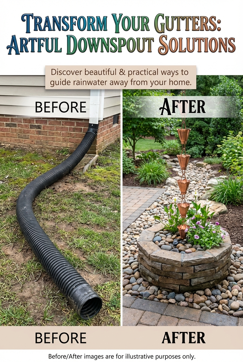 Creative Downspout Extension Ideas for Your Home - photo 5