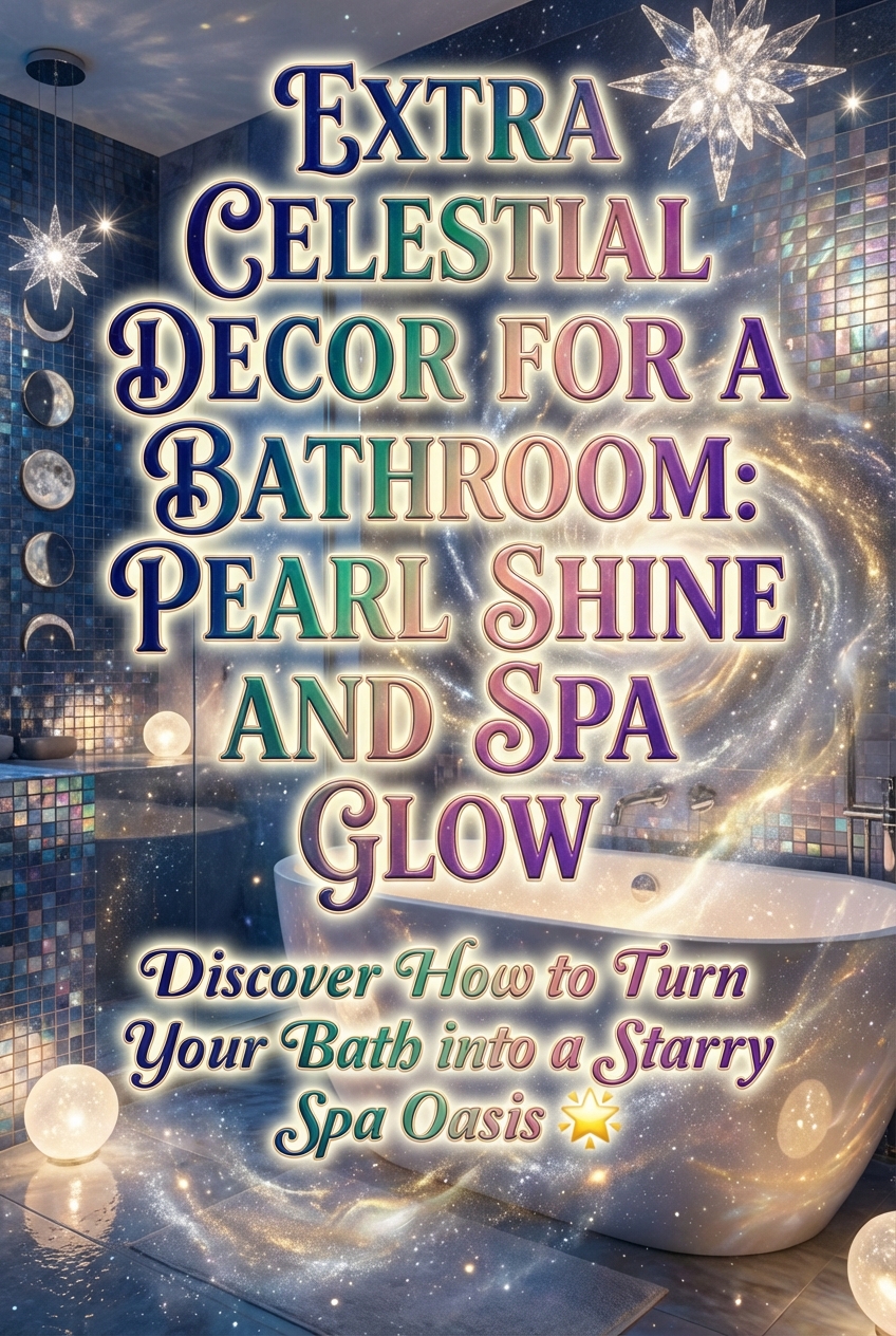 Extra Celestial Decor for a Bathroom: Pearl Shine and Spa Glow - photo 2
