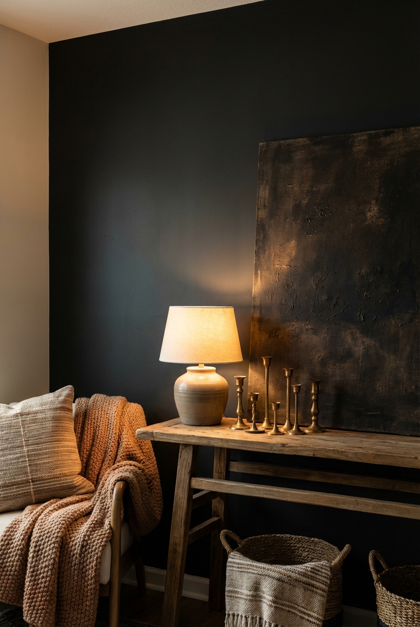 How to Make Black Paint Look Warm (Not Flat)