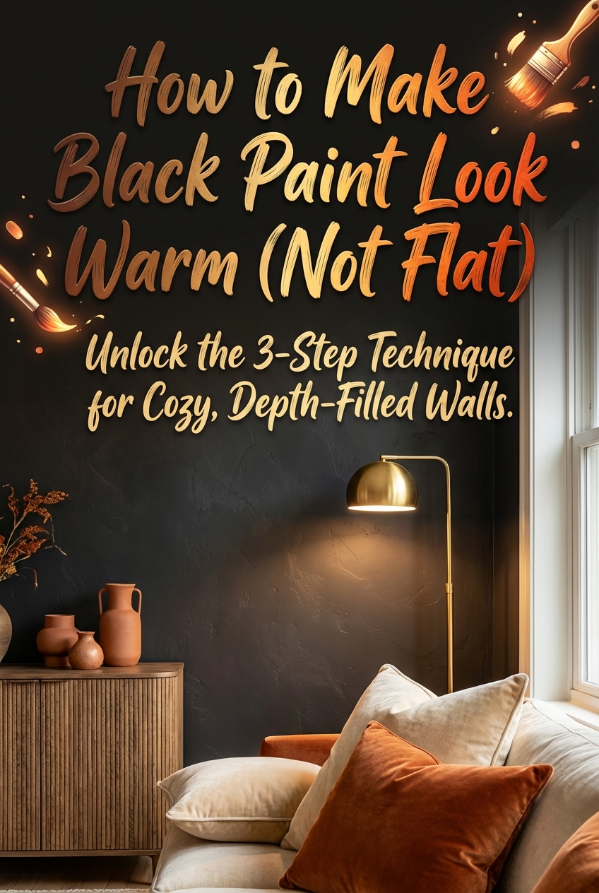 How to Make Black Paint Look Warm (Not Flat) - photo 2