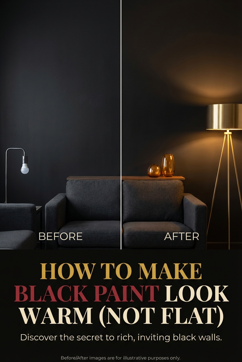 How to Make Black Paint Look Warm (Not Flat) - photo 5