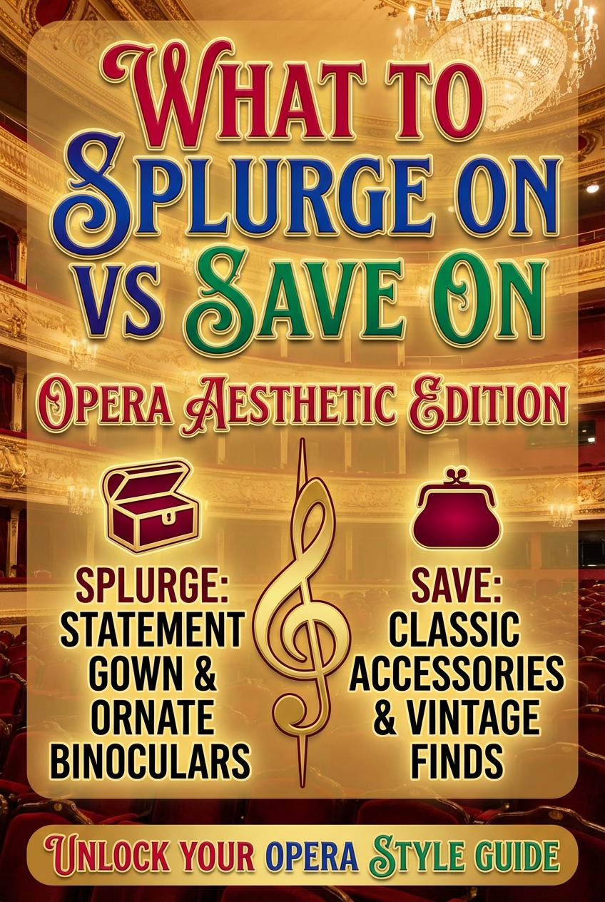 What to Splurge On vs Save On (Opera Aesthetic Edition) - photo 2