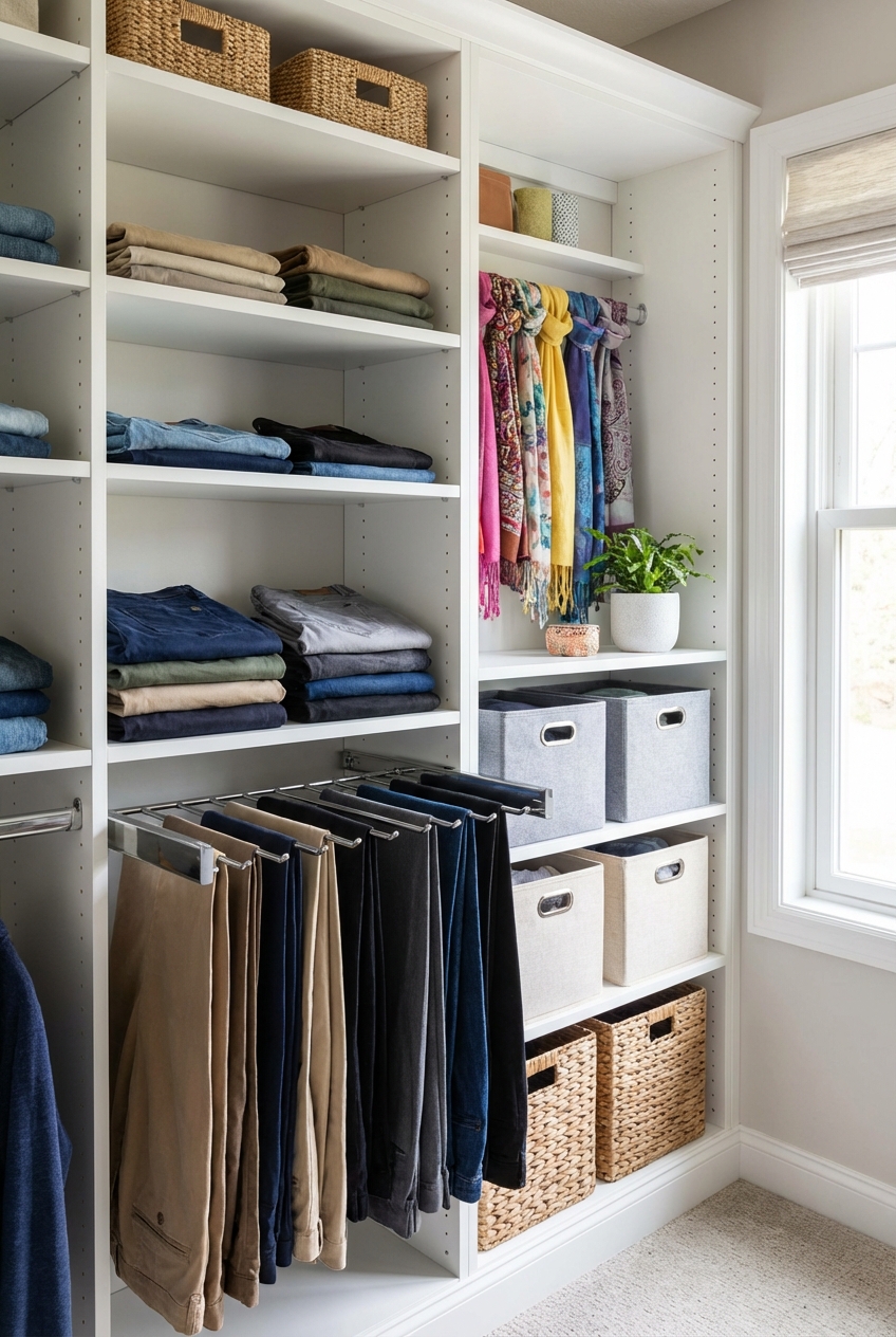 Pants in Closet: 10 Smart Swaps (no Full Redo)