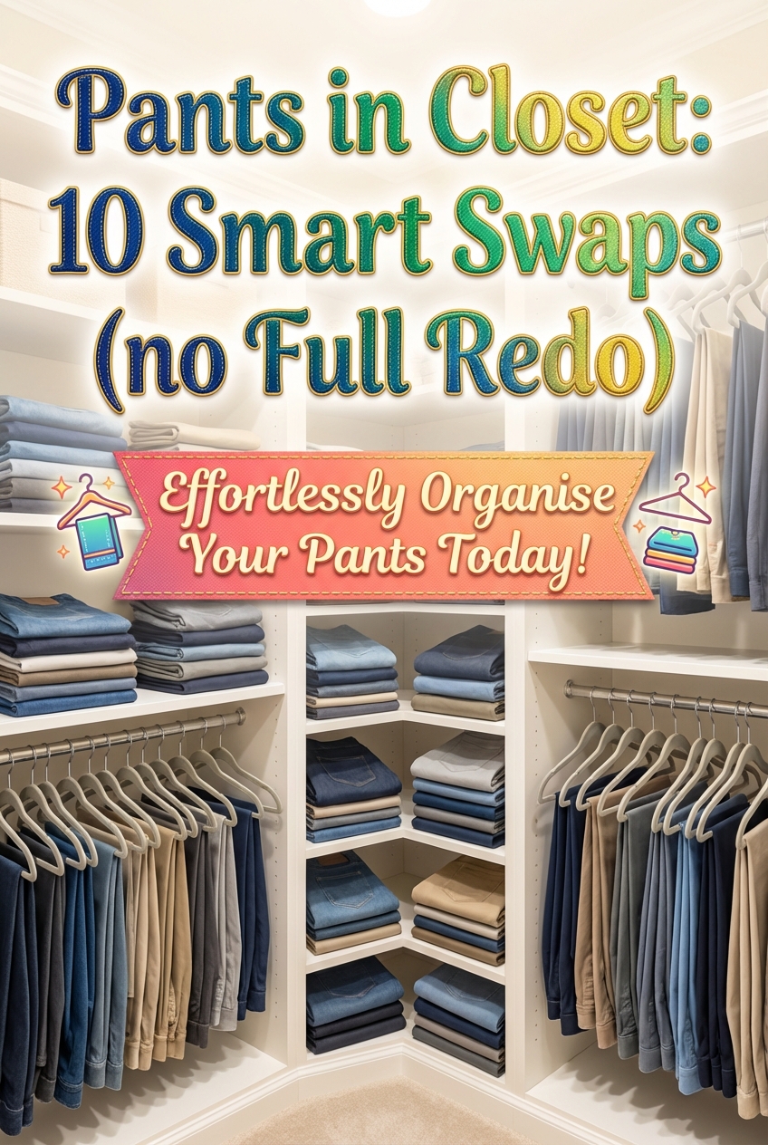 Pants in Closet: 10 Smart Swaps (no Full Redo) - photo 2