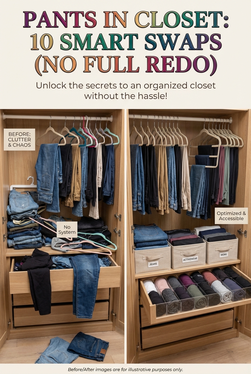 Pants in Closet: 10 Smart Swaps (no Full Redo) - photo 5
