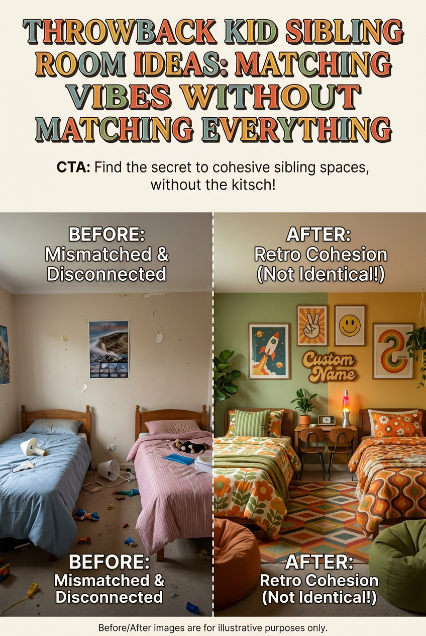 Throwback Kid Sibling Room Ideas: Matching Vibes Without Matching Everything - photo 5