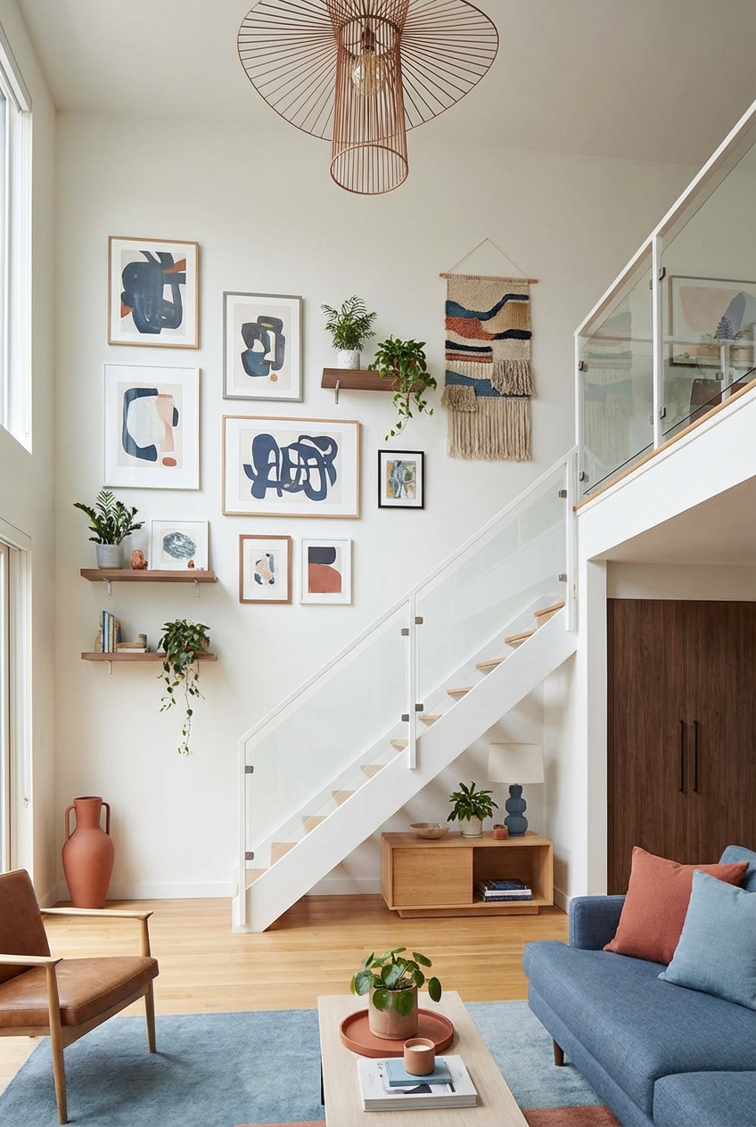Two – Story Wall Decorating: 8 Moves for Better Flow