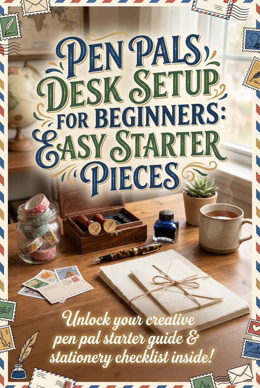 Pen Pals Desk Setup for Beginners: Easy Starter Pieces - photo 2