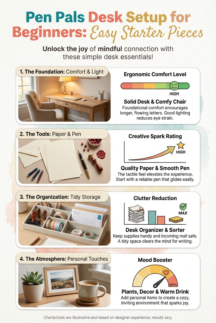 Pen Pals Desk Setup for Beginners: Easy Starter Pieces - photo 3