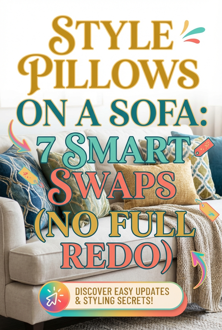 Style Pillows on a Sofa: 7 Smart Swaps (no Full Redo) - photo 2