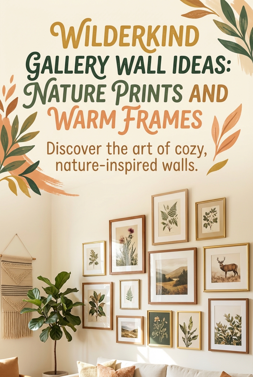 Wilderkind Gallery Wall Ideas: Nature prints and warm frames - photo 2