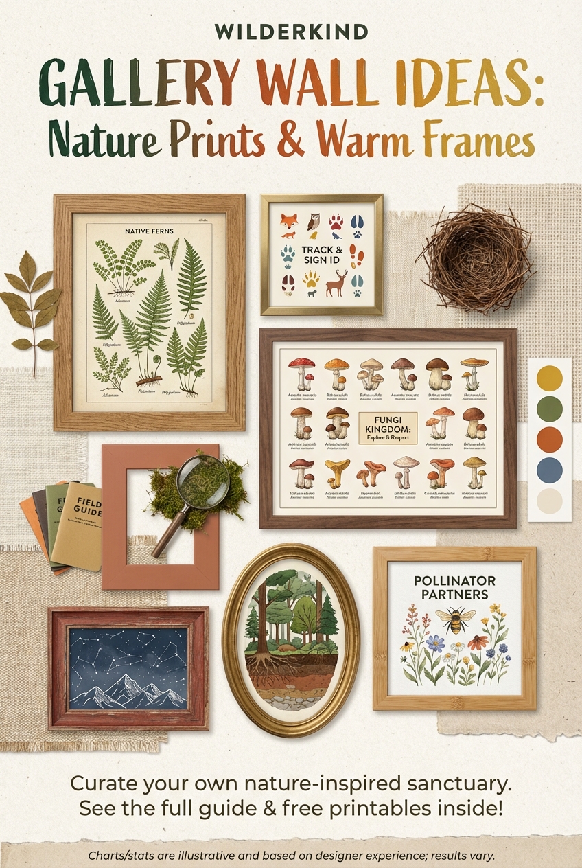 Wilderkind Gallery Wall Ideas: Nature prints and warm frames - photo 4