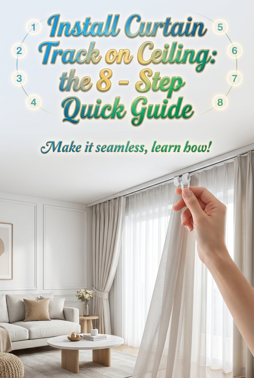 Install Curtain Track on Ceiling: the 8 – Step Quick Guide - photo 2