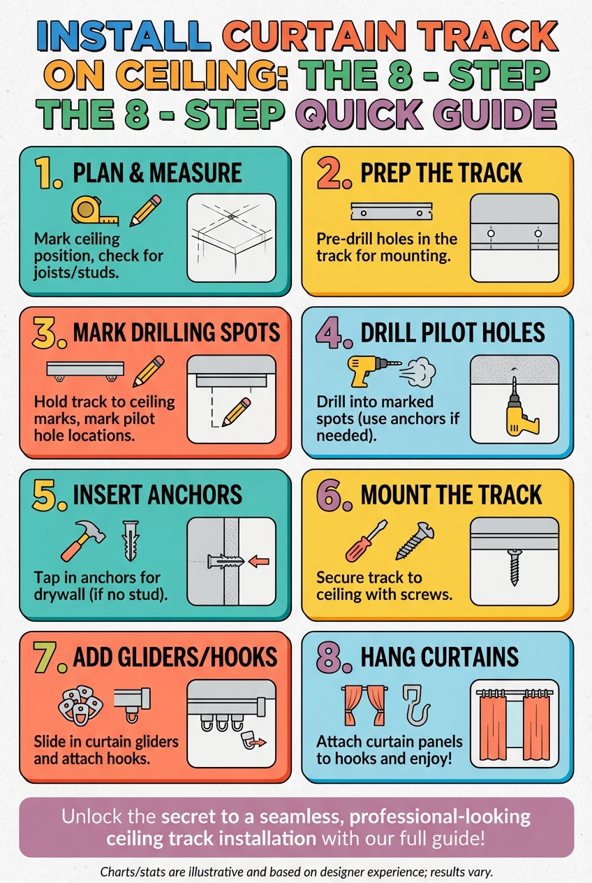 Install Curtain Track on Ceiling: the 8 – Step Quick Guide - photo 4