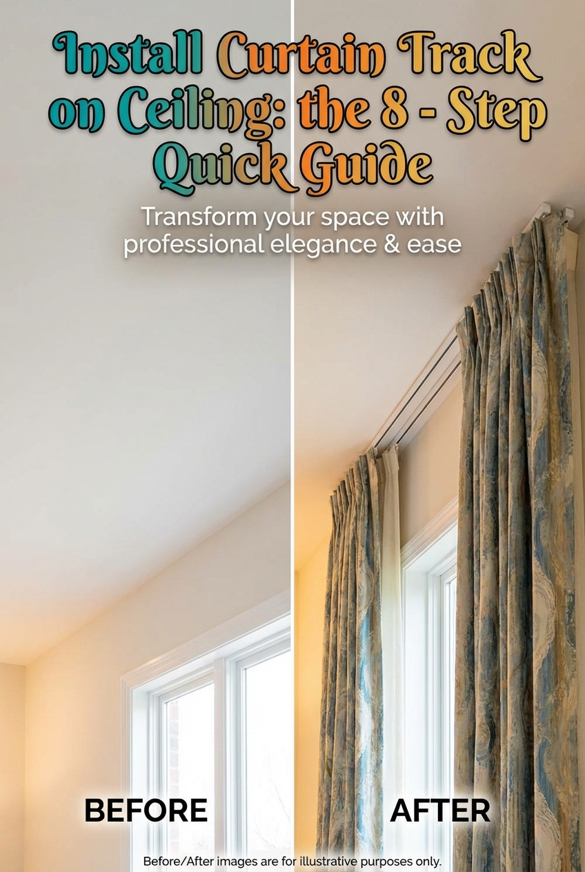 Install Curtain Track on Ceiling: the 8 – Step Quick Guide - photo 5