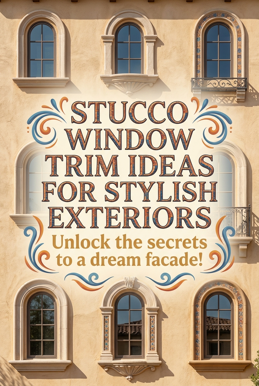 Stucco Window Trim Ideas for Stylish Exteriors - photo 2