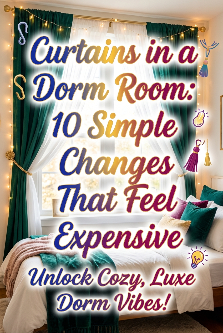 Curtains in a Dorm Room: 10 Simple Changes That Feel Expensive - photo 2