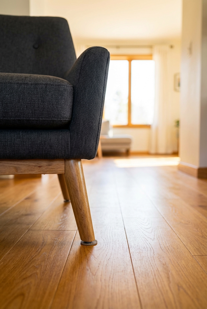 Keep Your Couch from Sliding on Hardwood Floors: 9 Fixes That Keep Walkways Clear