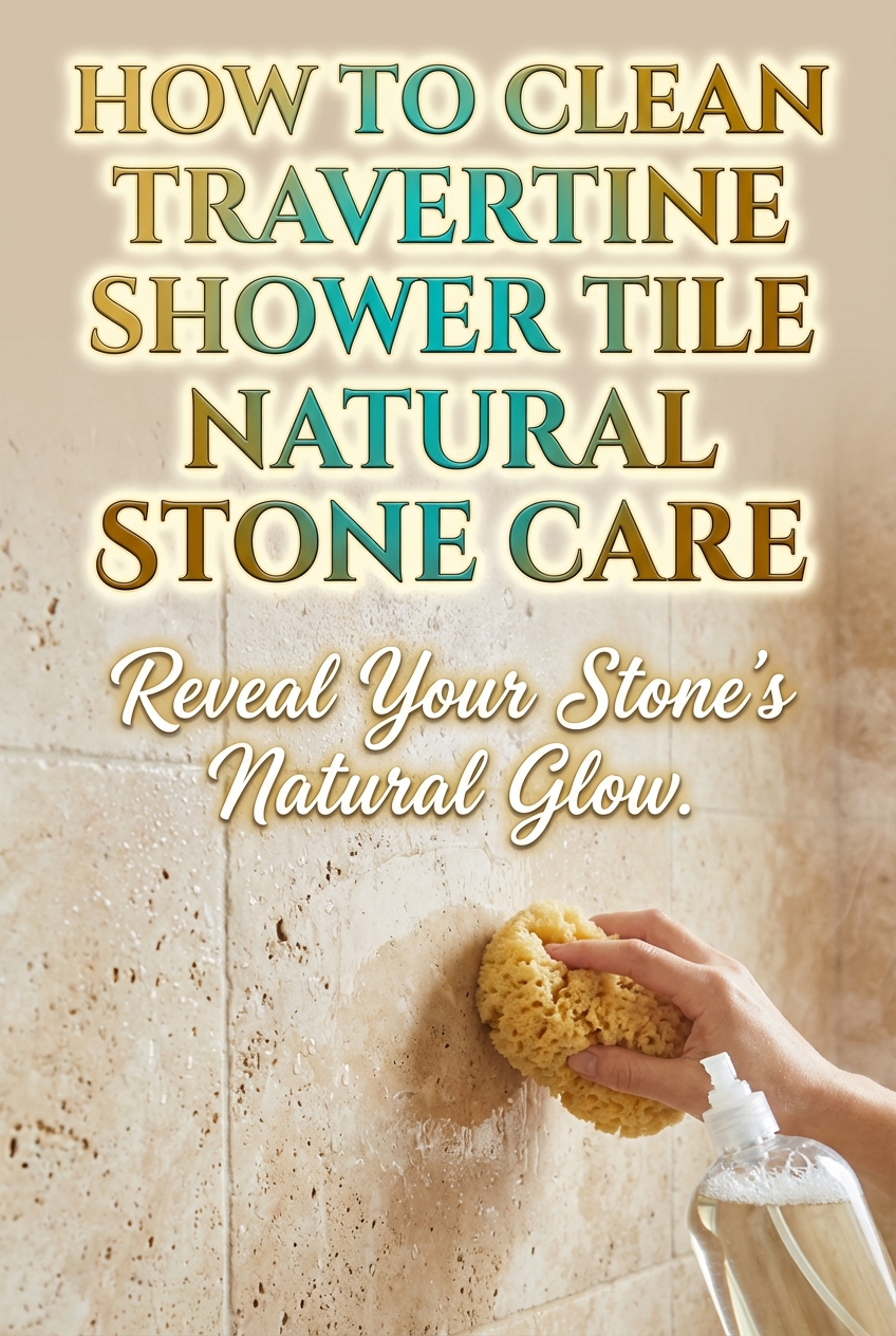 How to Clean Travertine Shower Tile Natural Stone Care - photo 2