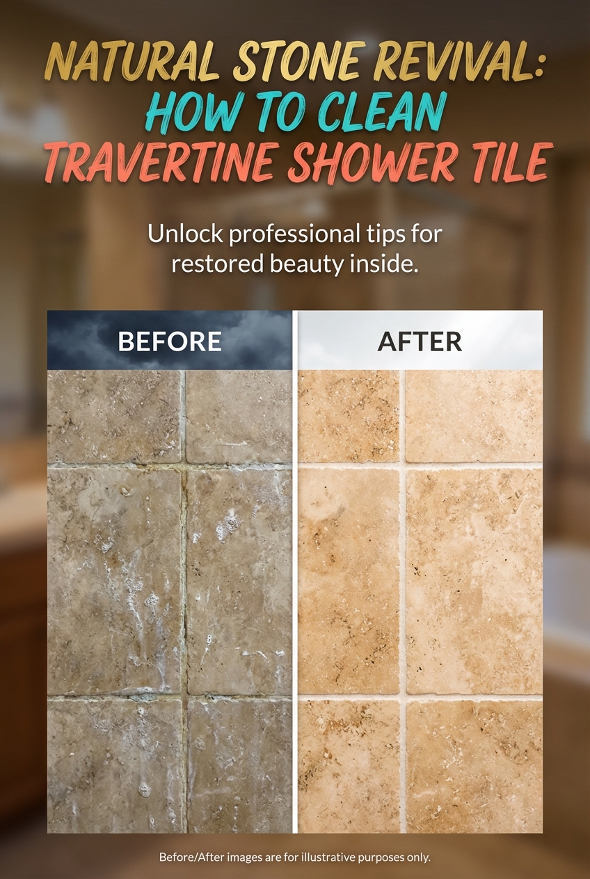 How to Clean Travertine Shower Tile Natural Stone Care - photo 5
