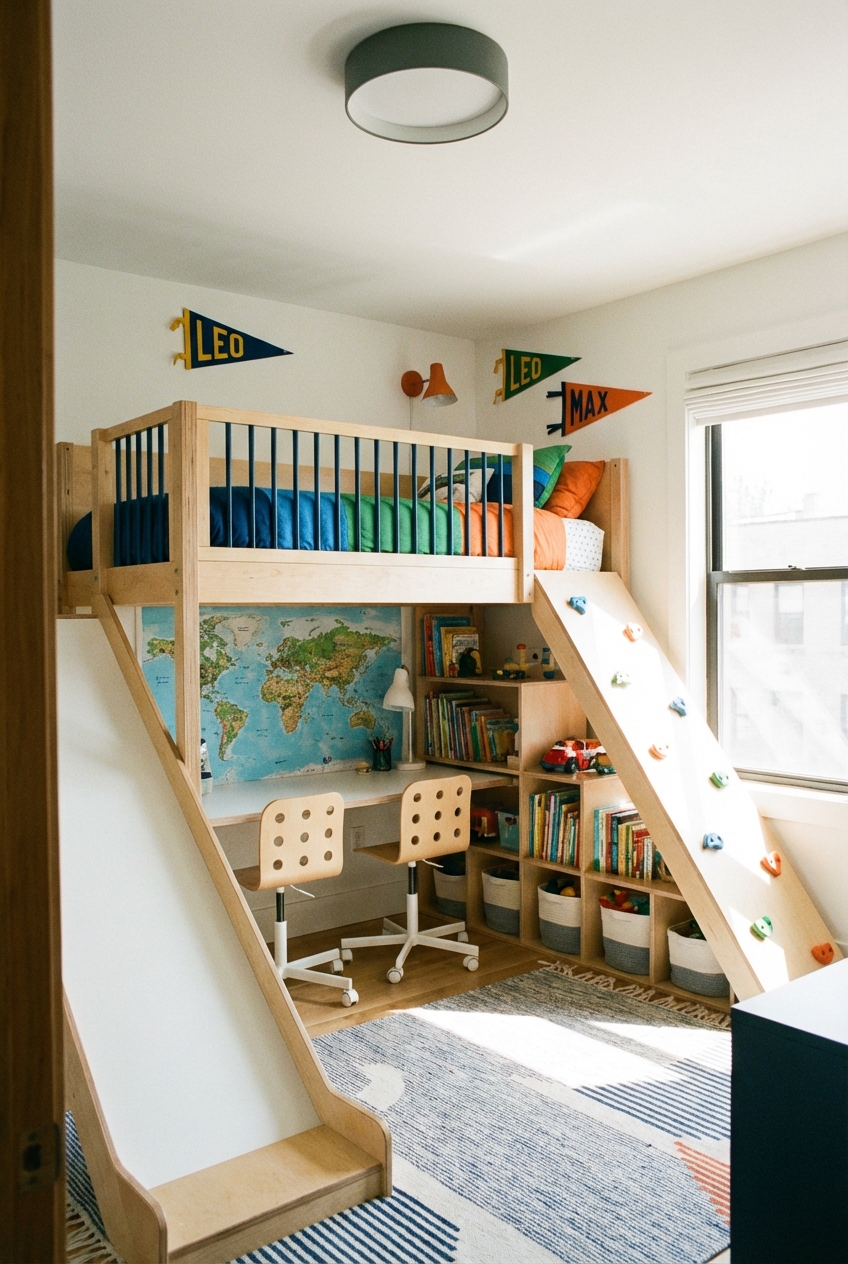 Creative Bedroom Ideas for Two Brothers