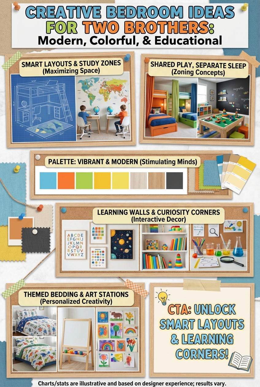 Creative Bedroom Ideas for Two Brothers - photo 4