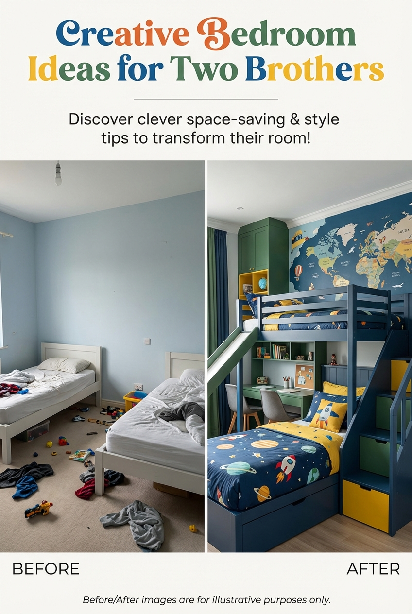 Creative Bedroom Ideas for Two Brothers - photo 5