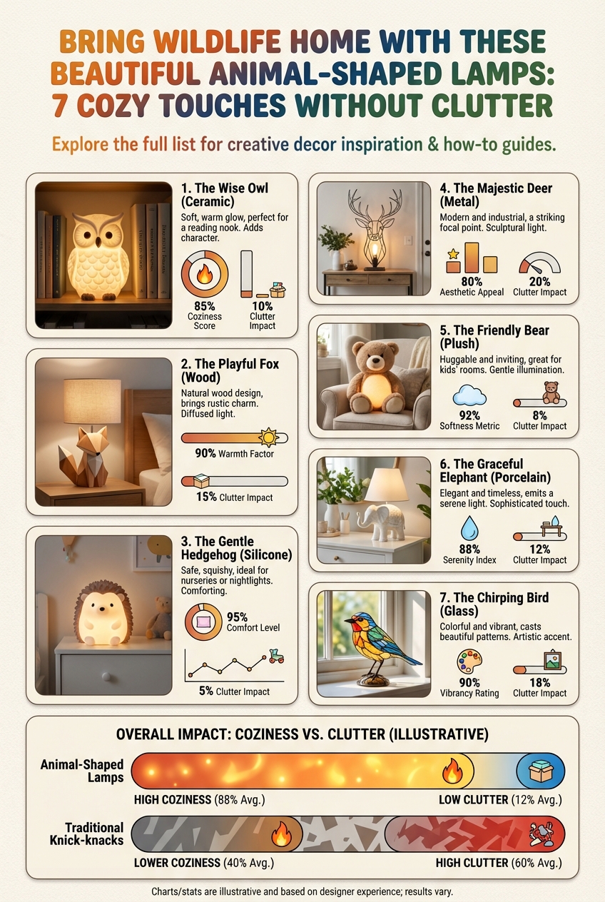 Bring Wildlife Home with These Beautiful Animal – Shaped Lamps: 7 Cozy Touches Without Clutter - photo 3
