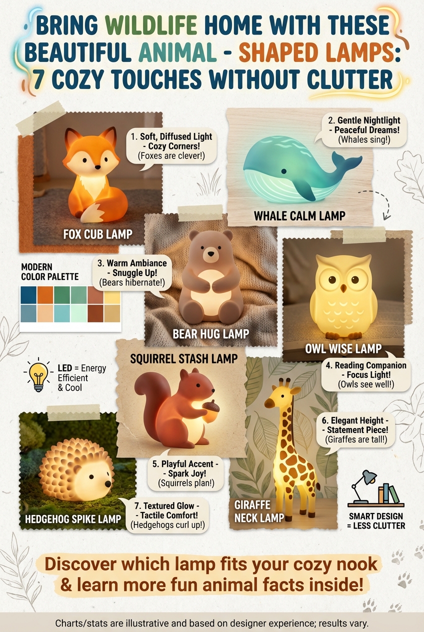 Bring Wildlife Home with These Beautiful Animal – Shaped Lamps: 7 Cozy Touches Without Clutter - photo 4