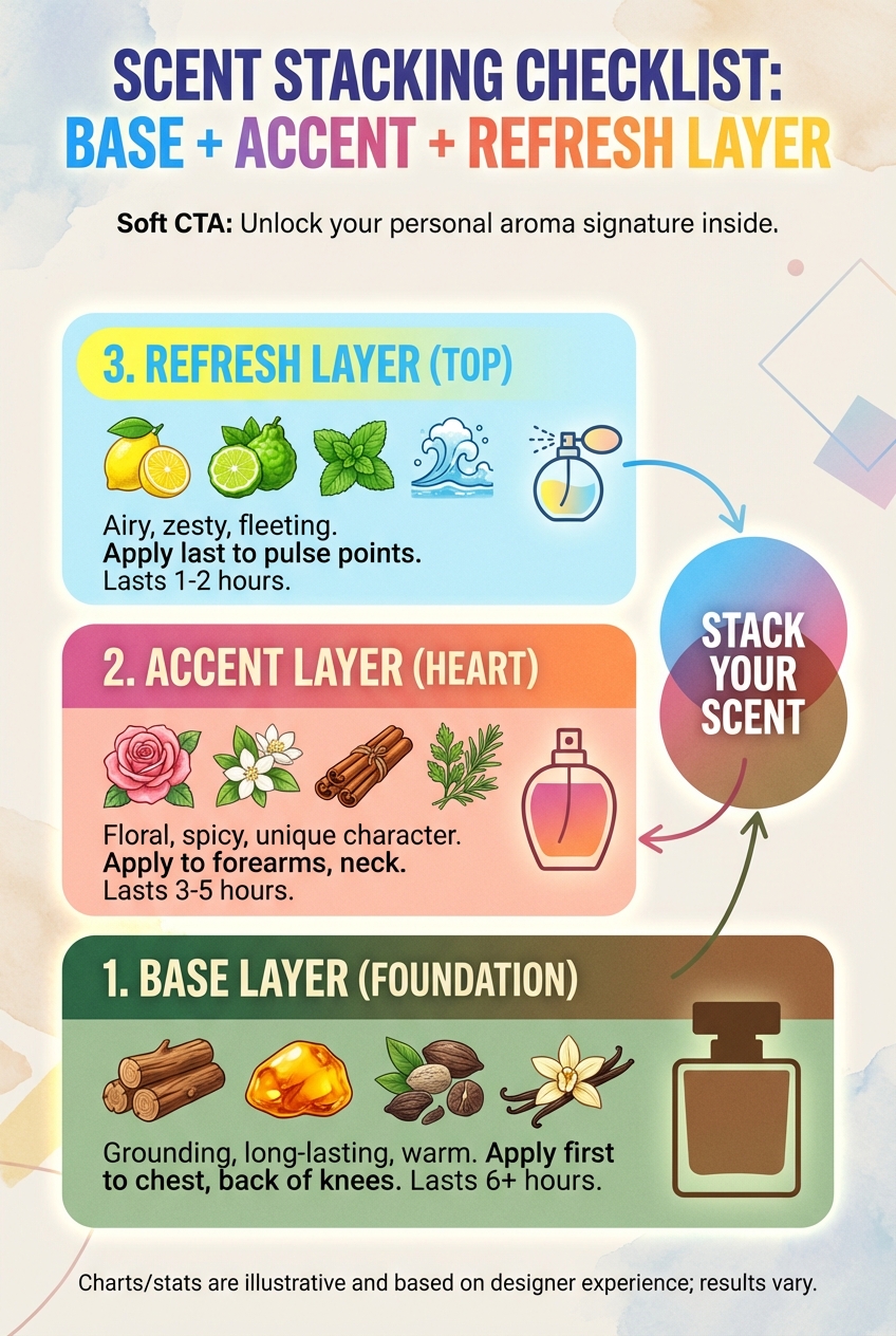 Scent Stacking Checklist: Base + Accent + Refresh Layer - photo 4