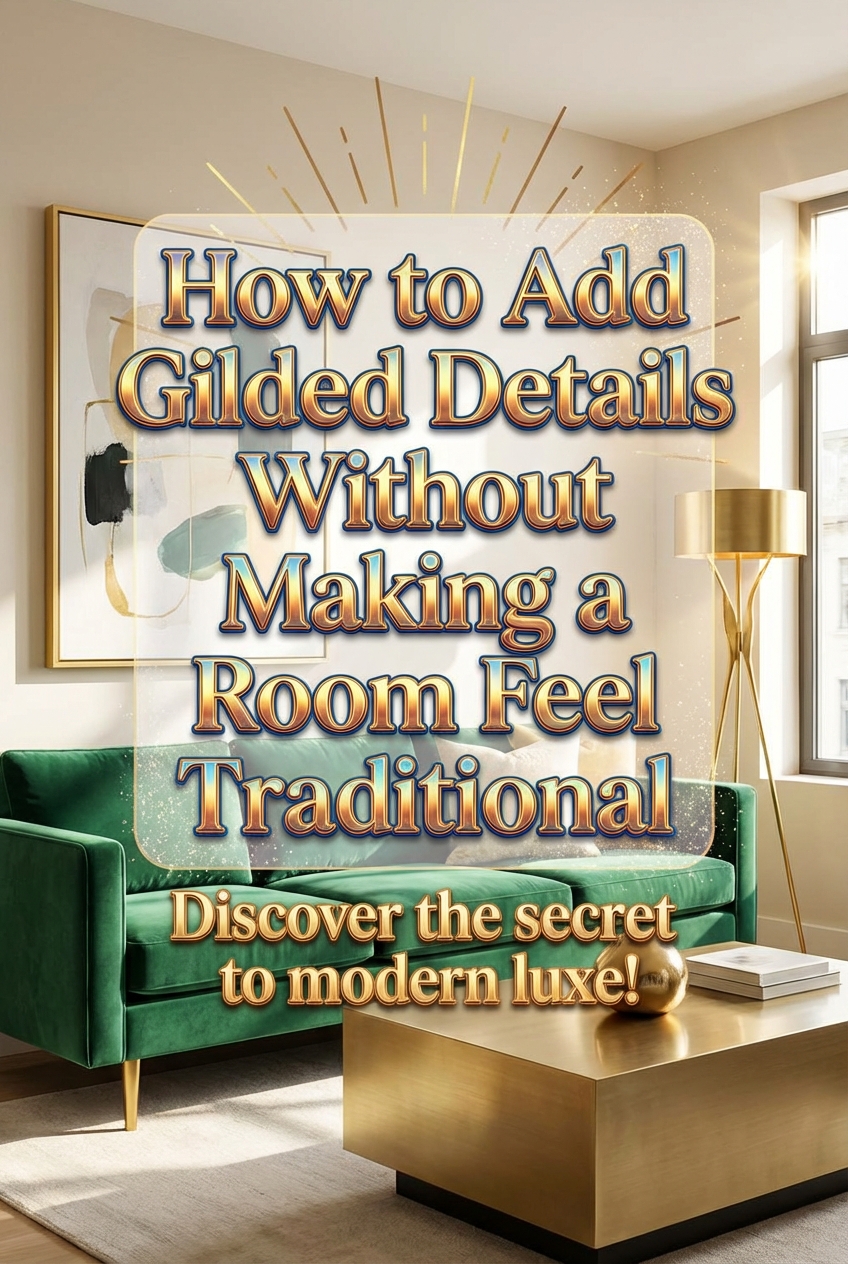 How to Add Gilded Details Without Making a Room Feel Traditional - photo 2
