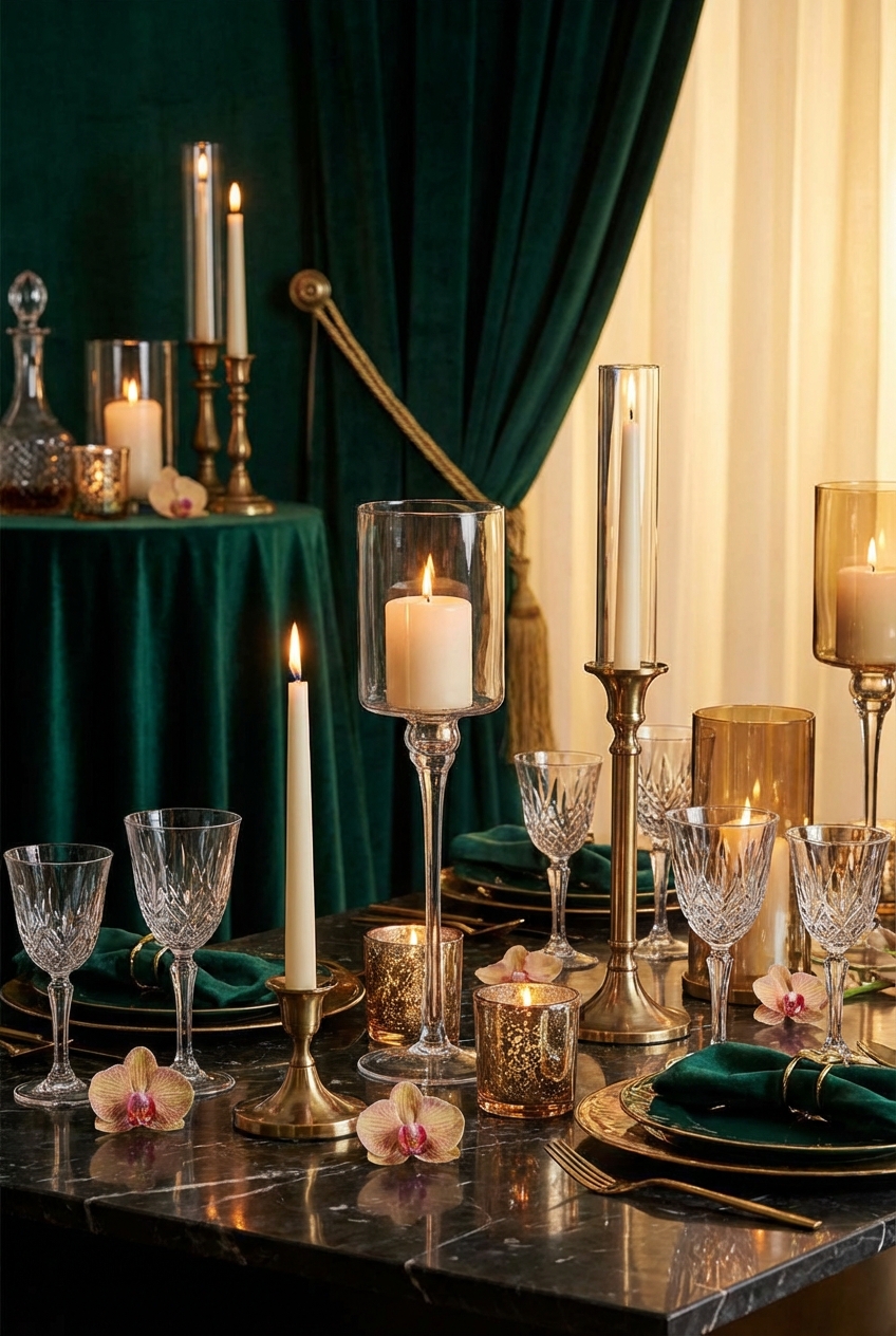 How to Style Candlelight for a Glamoratti Mood