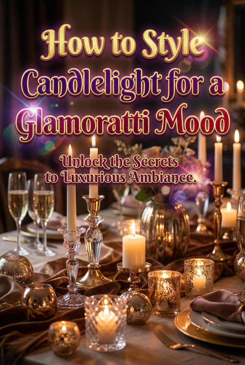 How to Style Candlelight for a Glamoratti Mood - photo 2