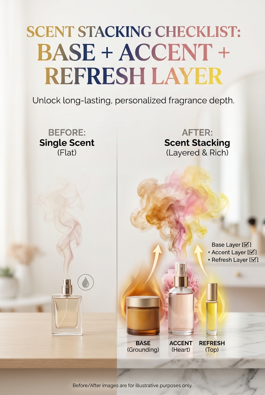 Scent Stacking Checklist: Base + Accent + Refresh Layer - photo 5