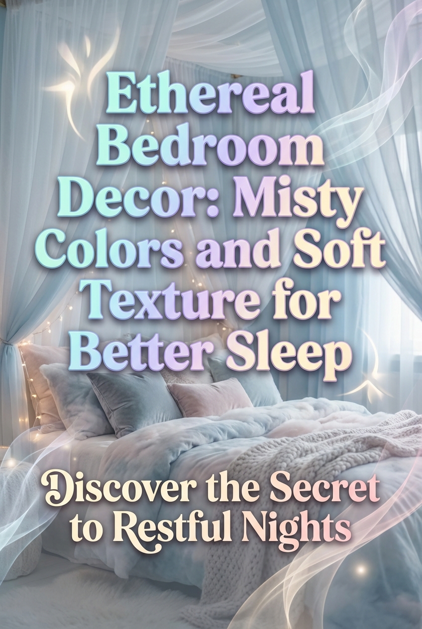 Ethereal Bedroom Decor: Misty Colors and Soft Texture for Better Sleep - photo 2
