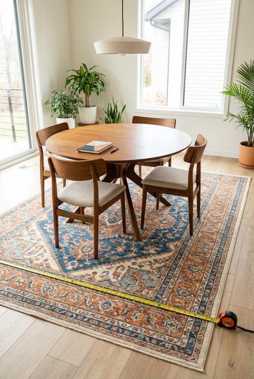 How to Measure Rug Size for Dining Table Perfect Fit
