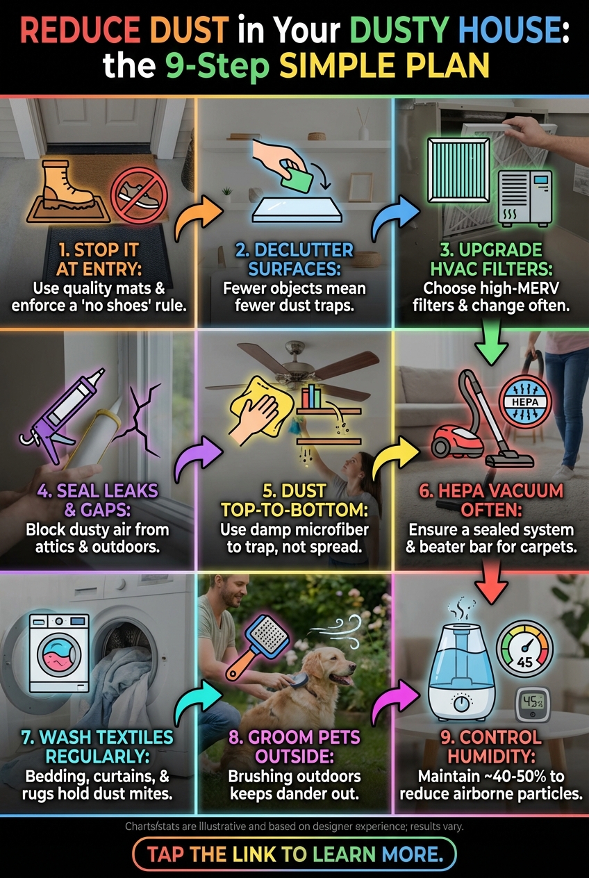 Reduce Dust in Your Dusty House: the 9 – Step Simple Plan - photo 4
