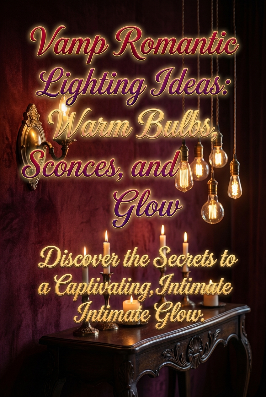 Vamp Romantic Lighting Ideas: Warm Bulbs, Sconces, and Glow - photo 2