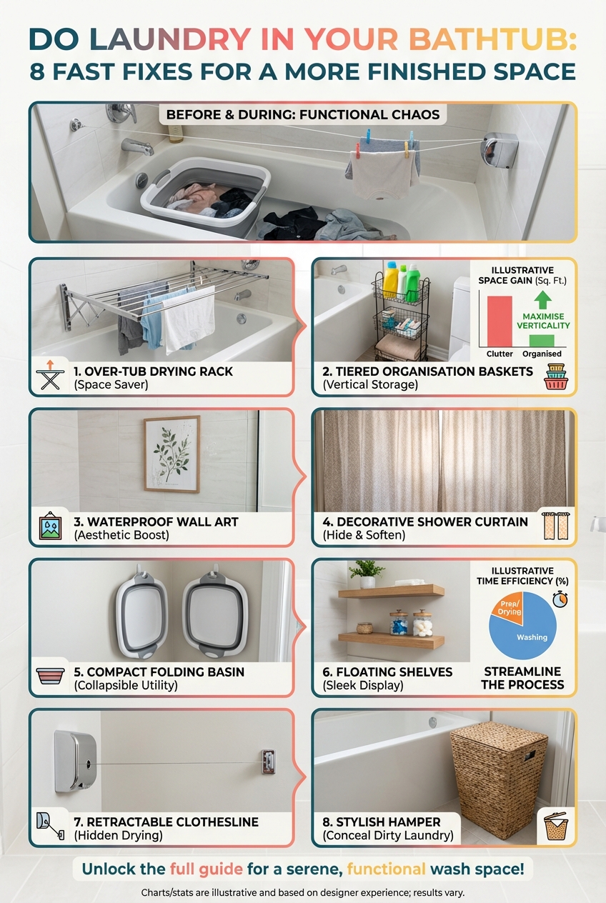 Do Laundry in Your Bathtub: 8 Fast Fixes for a More Finished Space - photo 3