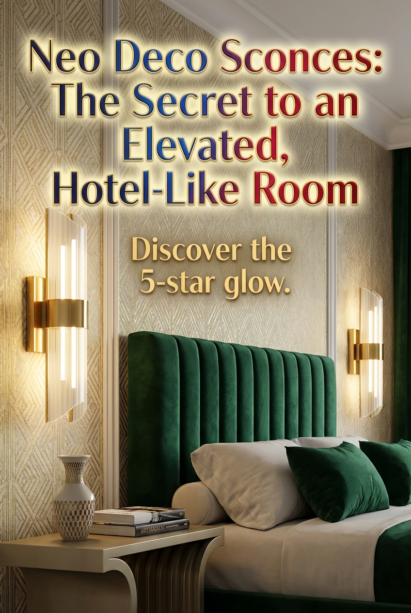 Neo Deco Sconces: The Secret to an Elevated, Hotel-Like Room - photo 2